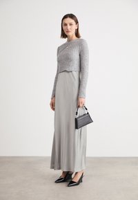 AllSaints AMOS DRESS 2-IN-1 - Maglione - grey marl