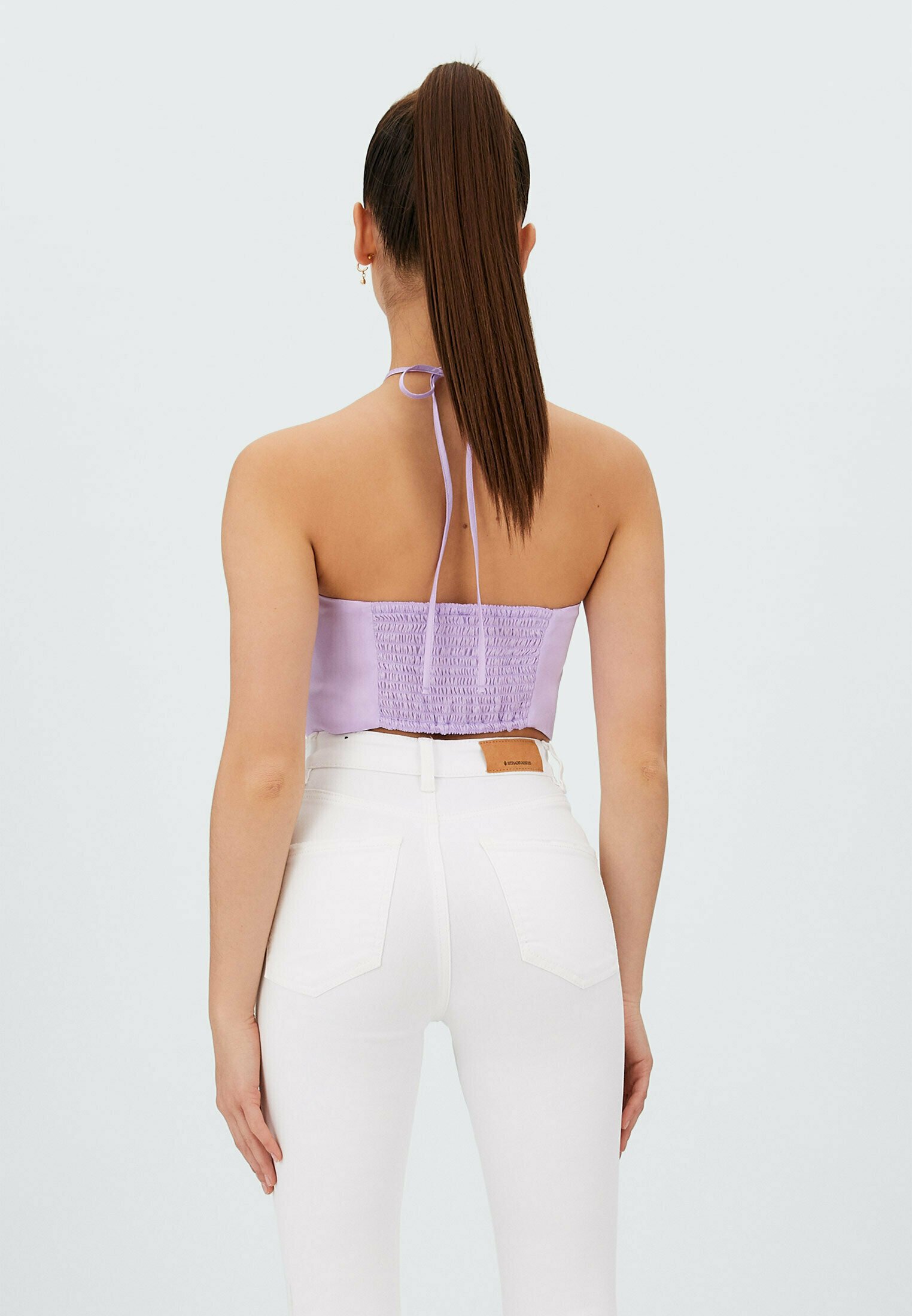 Stradivarius Top - mottled lilac/lilla screziato - Zalando.it