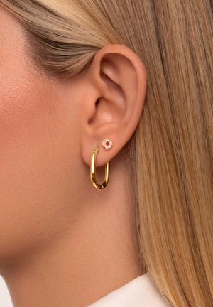 Boucles D'oreilles Créoles Longues – Plaqué Or 18K – Acier Inoxydable Doré – Tres.Or