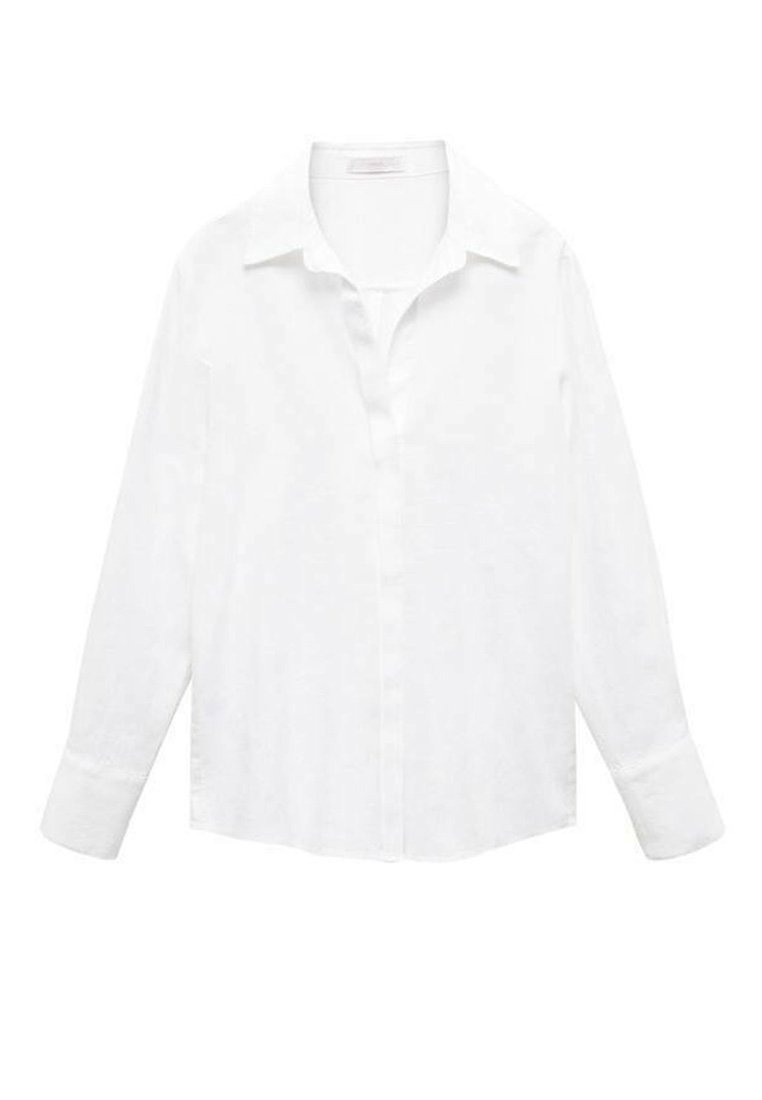 Mango Overhemdblouse wit
