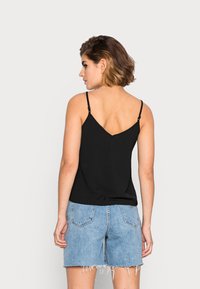 ONLY ONLMETTE MIX SINGLET - Top - black