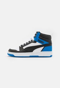 Puma - REBOUND V6 UNISEX - Sneakers high - white/black/team royal Miniaturebillede 1