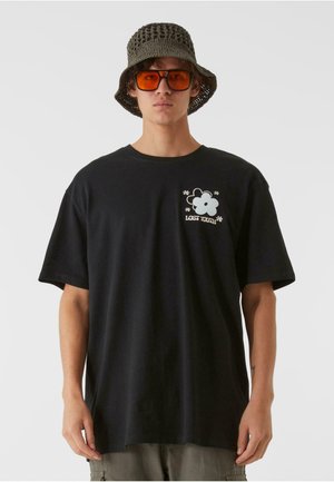BLOSSOM FUSION - Print T-shirt - black