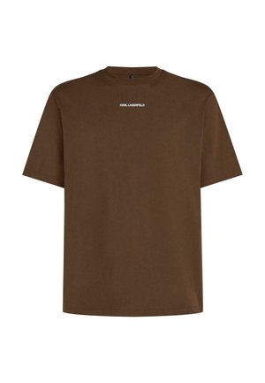 KARL LAGERFELD, LOGO - Haut de pyjama - chestnut