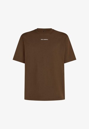 KARL LAGERFELD, LOGO - Pidžaama ülemine osa - chestnut