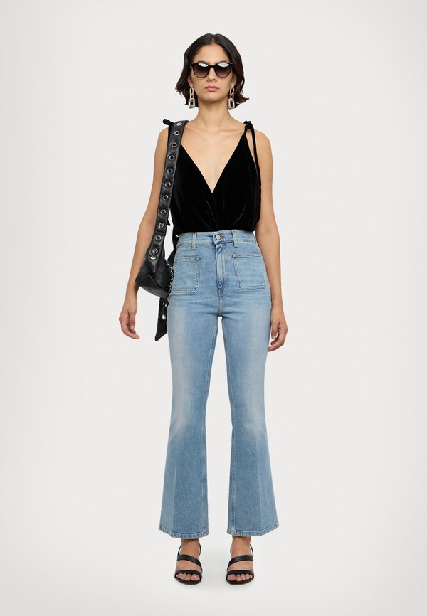 ONCE IN A BLUE MOON THONG BODYSUIT  - Top4