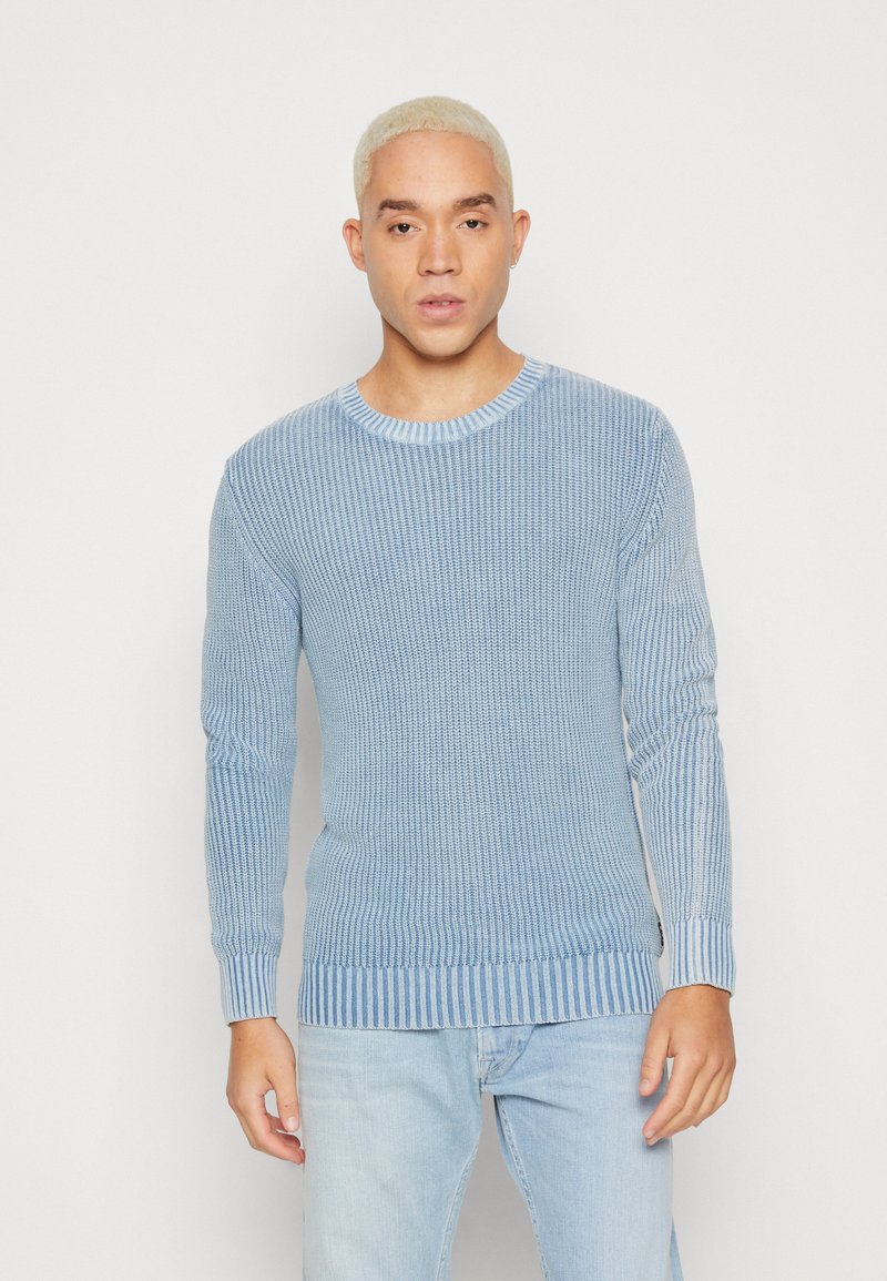 replay-neule-dusty-azure-vaaleansininen-zalando-fi