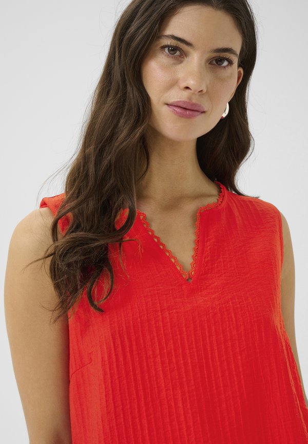 CRLORI - Bluse - flame scarlet