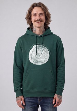 watapparel, BAUMSCHEIBE UNISEX - Kapuzenpullover - glazed green
