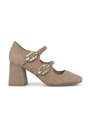 Decolleté - marrón jaspeado