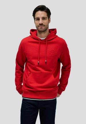 REGULAR - Kapuzenpullover - rot