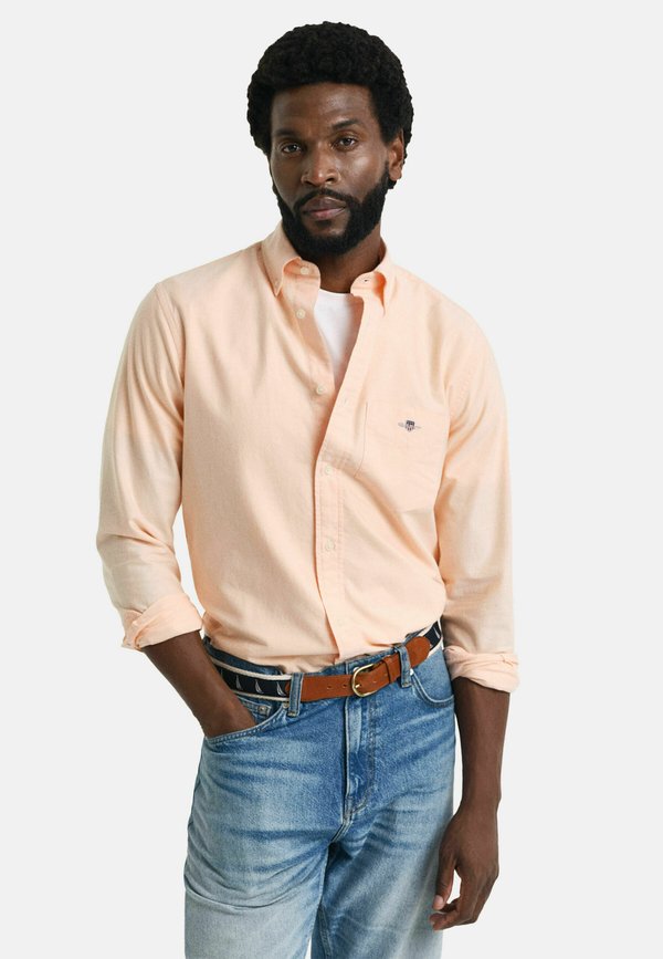 REG OXFORD - Hemd - peachy orange