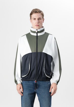 FULL ZIP UNISEX - Light jacket - blue/white/green