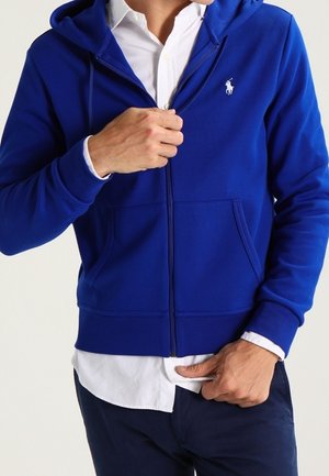 Sweater met rits - royal blue