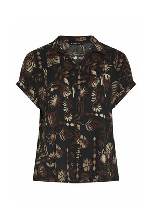 Yours Clothing, PLUS SIZE BLOUSES & SHIRTS - Button-down blouse - black