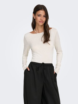 JDY SUMA L/S BOATNECK JRS - Longsleeve - cloud dancer