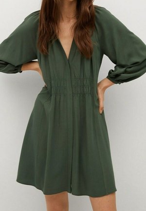 Mango Robe de jour - dark green