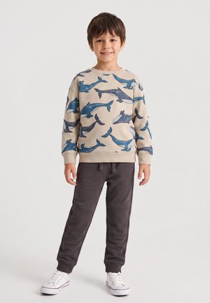 Blue Seven, Sweatshirt - kiesel aop