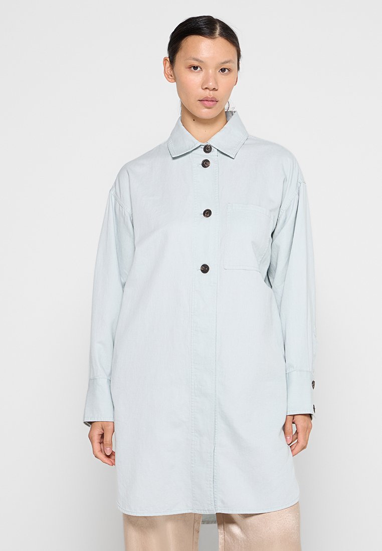 Ecoalf Halflange jas blauw