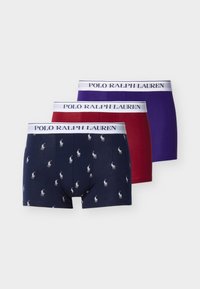 Unselected, purple/red/navy