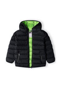 MINOTI PADDER PUFFER - Winter jacket - black neon green