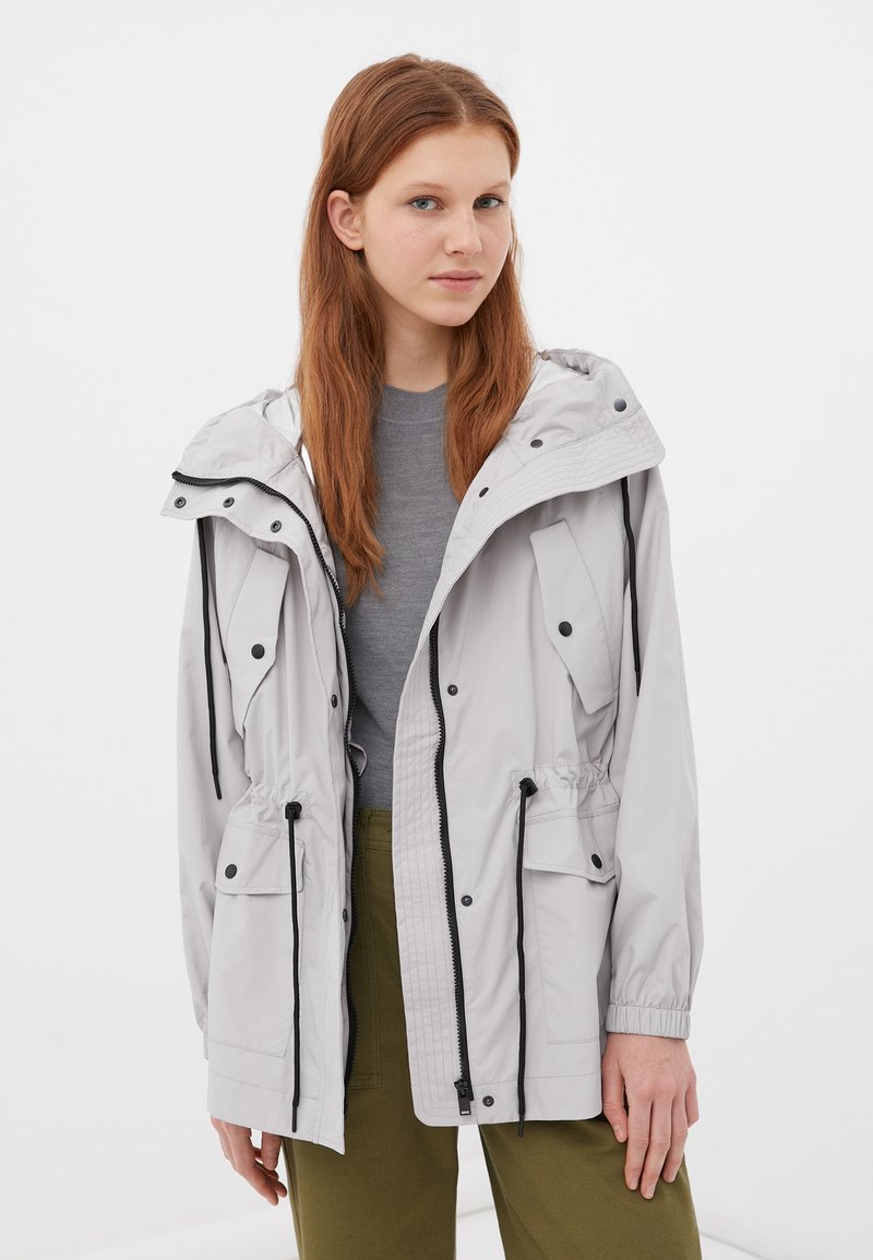 Damen Leichte Jacken | Finn Flare Outdoorjacke light grey/grau - IW94440 Damen Leichte Jacken | Finn Flare Outdoorjacke light grey/grau - IW94440
