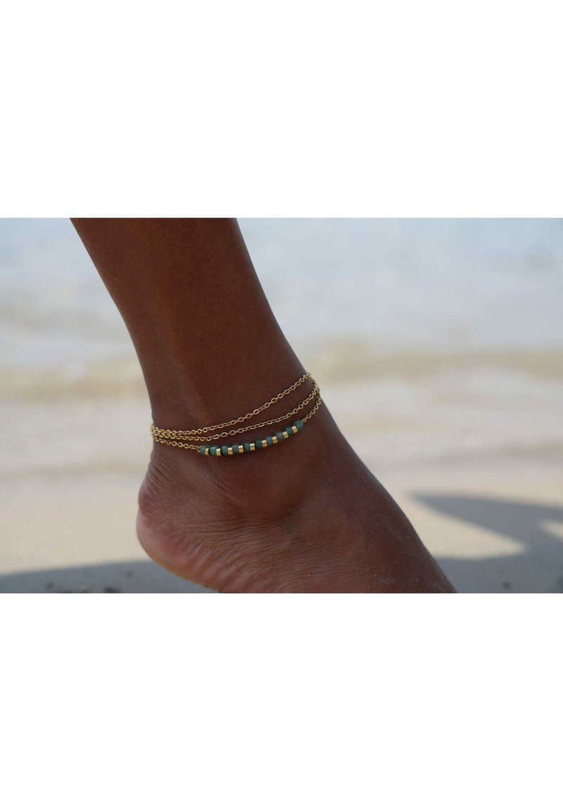 7 Bracelets De Cheville Boho Élastiques - Perles De Riz Multicolores | Bijoux Plage Élégants Pour Femmes