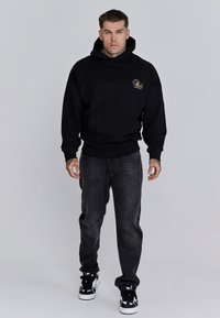 SIKSILK GRAPHIC - Mikina s kapucí - black