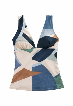 TANKINI - Bikini-Top - blue abstract