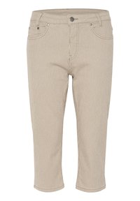 CUMILKY - Lühikesed teksad - dune white stripe