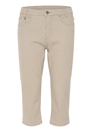 Culture CUMILKY - Jeans Shorts - dune white stripe