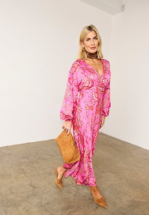 PINK PAISLEY EMMA DRESS - Μάξι φόρεμα - pink