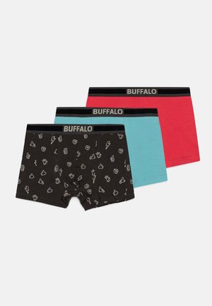 Buffalo 3 PACK - Chiloți boxer - blue/rust