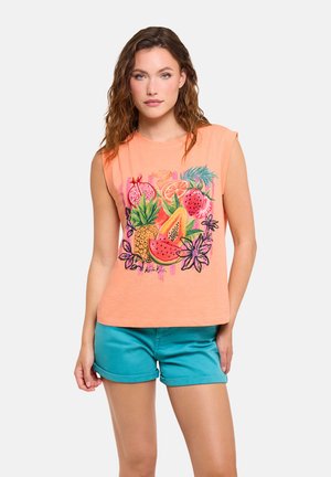 Koala Bay, KOALA BAY CAMISETA FRUTAS PEDRERÍA NARANJA - KITAYA - Top - naranja