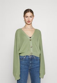 Monki Casaco de malha - green