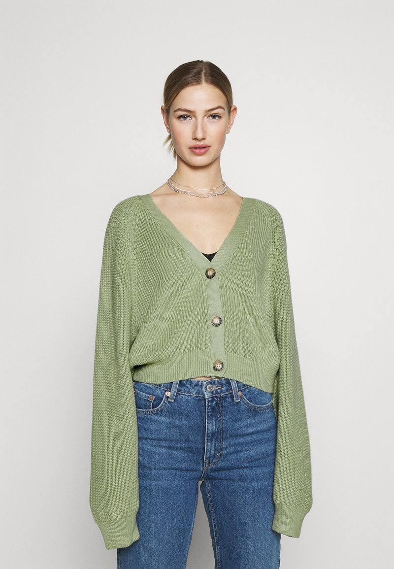 Monki Casaco de malha - green