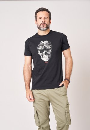 DEELUXE, DEKARIO - T-shirt imprimé - schwarz
