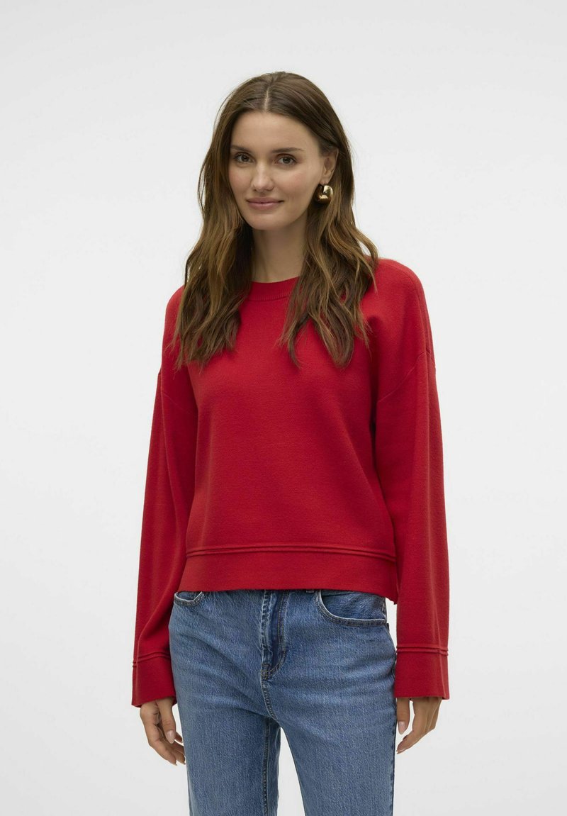 Vero Moda Strickpullover - salsa