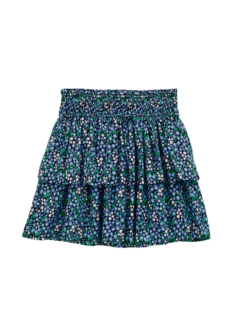 Jupe Taille élastique H&M à Motifs Fleuris Bleue - Taille Small - Occasion Très Bon état (EUC)