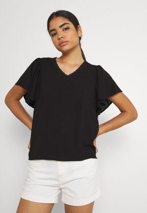 VMNADS TRAPEZ SLEEVE - T-shirt print - black