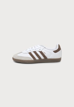 adidas Originals SAMBA - Sneaker low - white/earth strata/gum