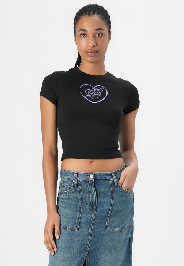 SLIM HEART TEE - Print T-shirt4