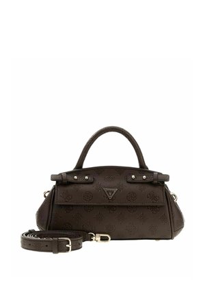 Guess, DIANA MINI TOP HANDLE FLAP - Borsa a mano - chocolate logo