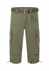 TIMEZONE Shorts - olive minimal