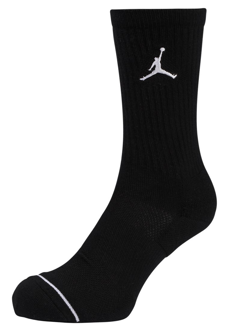 Jordan JUMPMAN CREW 3 PACK - Calze sportive - black/white/gym red/nero -  Zalando