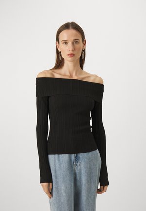 IVY OAK KALLA - Strickpullover - black