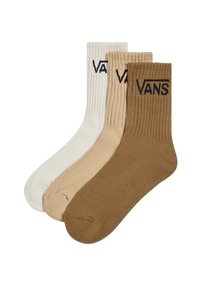 Vans 3 PACK CLASSIC CREW 6.5-10 - Calze - turtledove