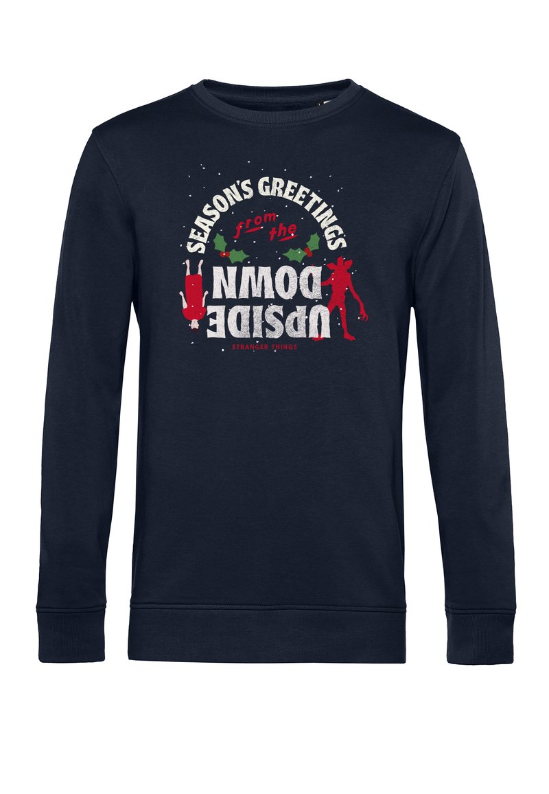 Henry Tiger STRANGER THINGS SEASON'S GREETINGS Sweatshirt navy