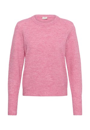 Kaffe, KANIEL CREW NECK - Jersey de punto - pink power melange
