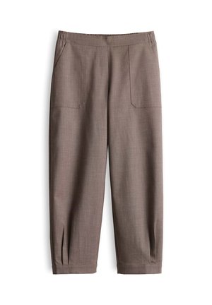 OPUS, MID RISE BARREL CROPPED - Trousers - affogato